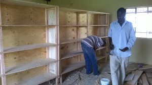 Construction of the 10 shelves